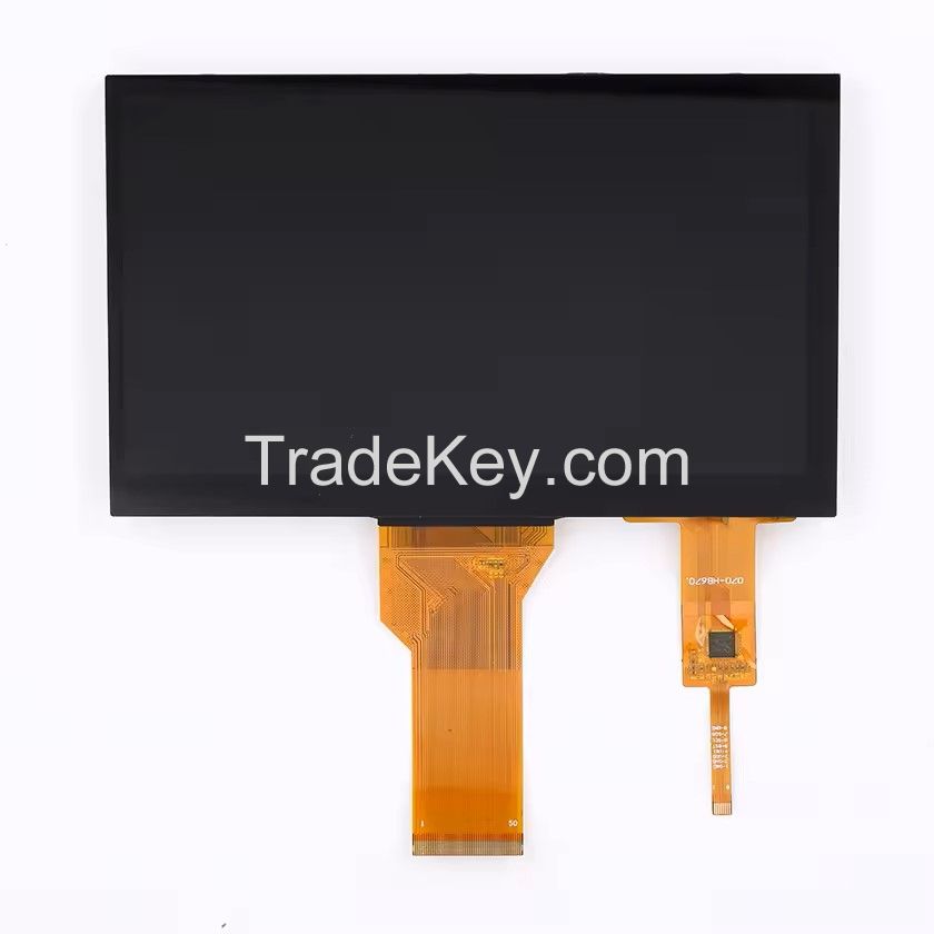 7.0 inch TFT LCD Screen 1024x600 LVDS 40pin optional touch Industrial LCD display