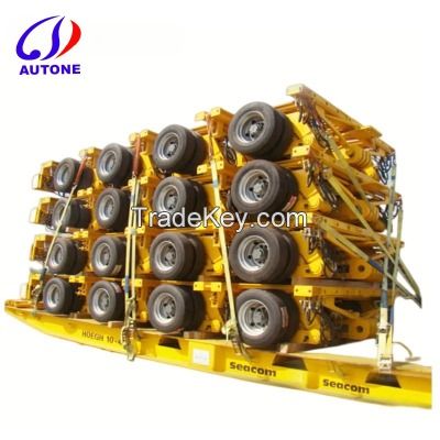 Multi axles modular low bed semi trailer