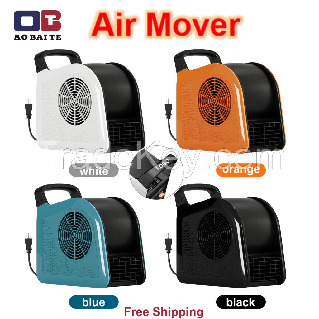 304CFM Commercial Air Mover Equipment Carpet Dryer Floor Blower Fan for Water Damage Restoration and Home Usa Free Shipping