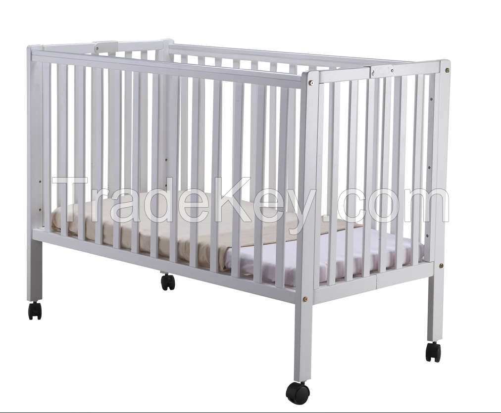 Sarah Foldable cot baby wood cots portable baby cot