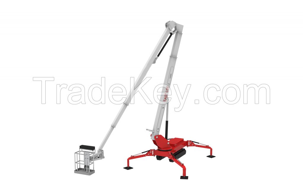 EAST LIFT 34M Electric Diesel Self Propelled Crawler Spider Lifts for Building Construction