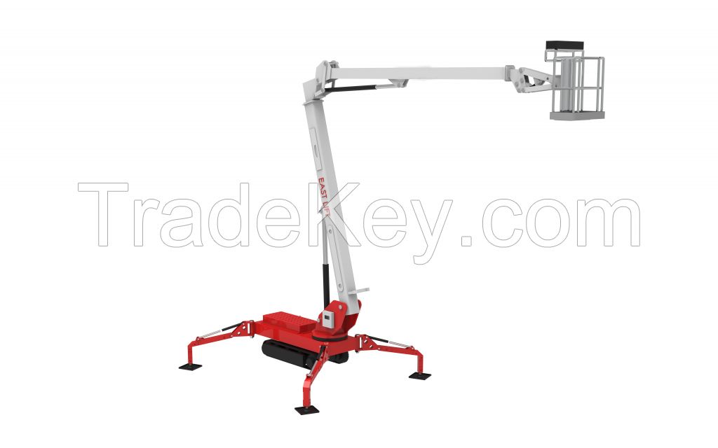 EAST LIFT 34M Electric Diesel Self Propelled Crawler Spider Lifts for Building Construction