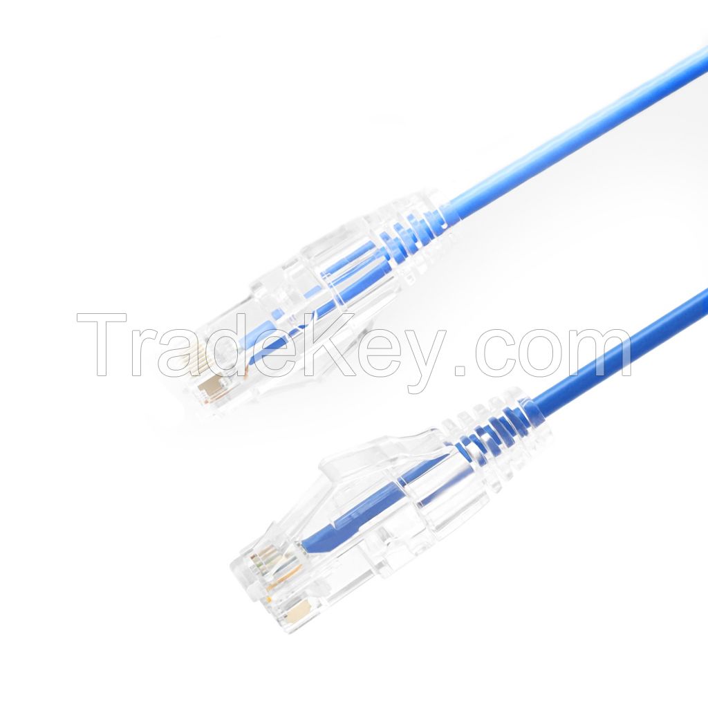 Professional Technology UTP   Round  Ethernet Cable Network Cable LAN Internet PC Router Cat6a Patch Cord