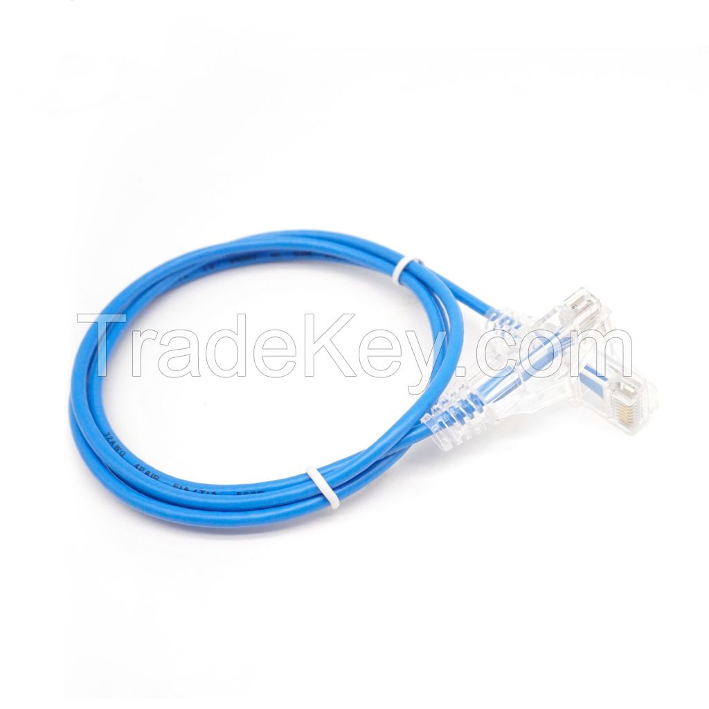 Cat6a UTP Slim Ethernet Round Cable