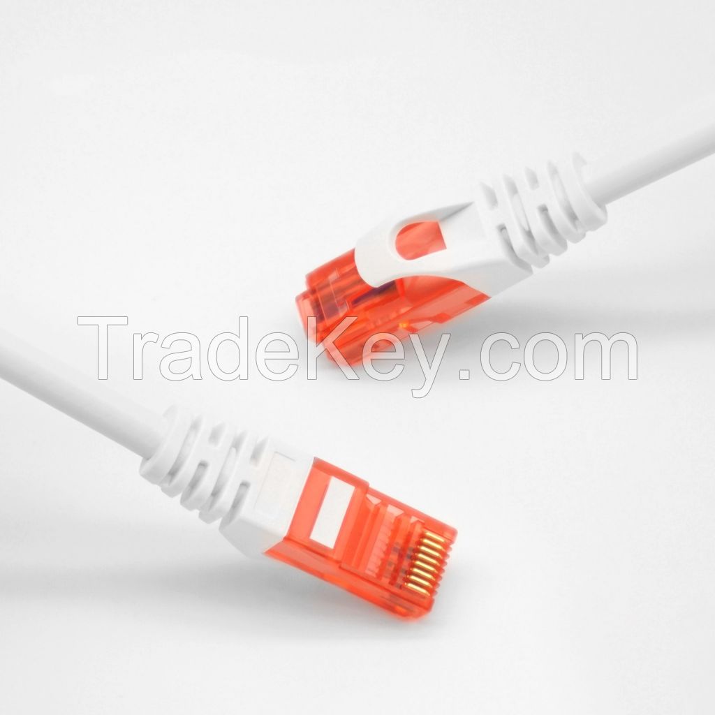 Custom Male to Male Lan Rj45 Patch Cord Cable  Utp 4 Twisted Pairs Network Cord Cat5e Cat6 Cat7 Ethernet Cable