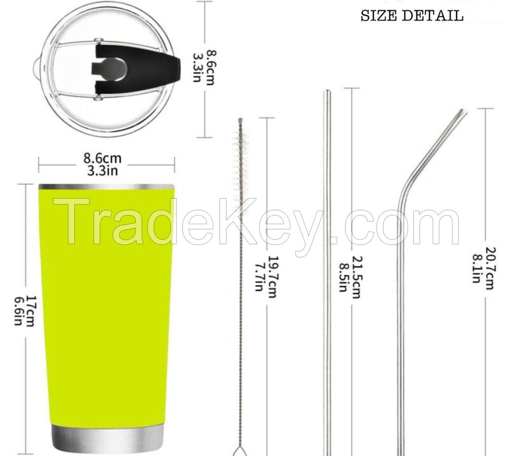 Insulated Straw Cup Double wall vacuum