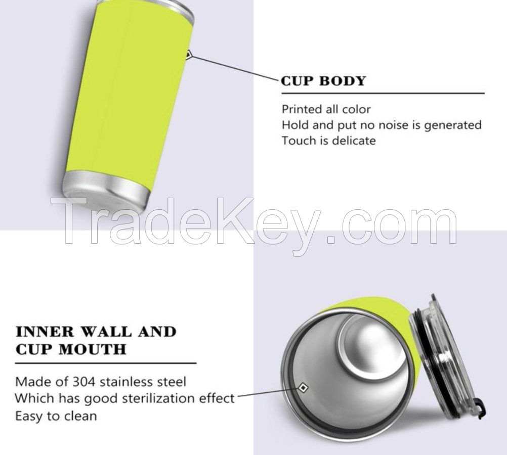 Insulated Straw Cup Double wall vacuum