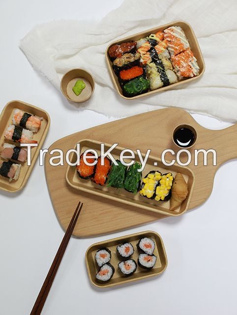  Paper sushi food tray