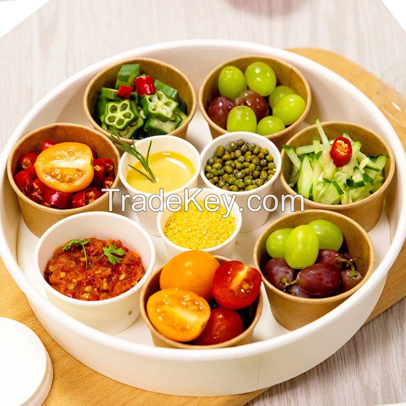 Sauce Cup Paper Portion Cup With ÃÂ Lid