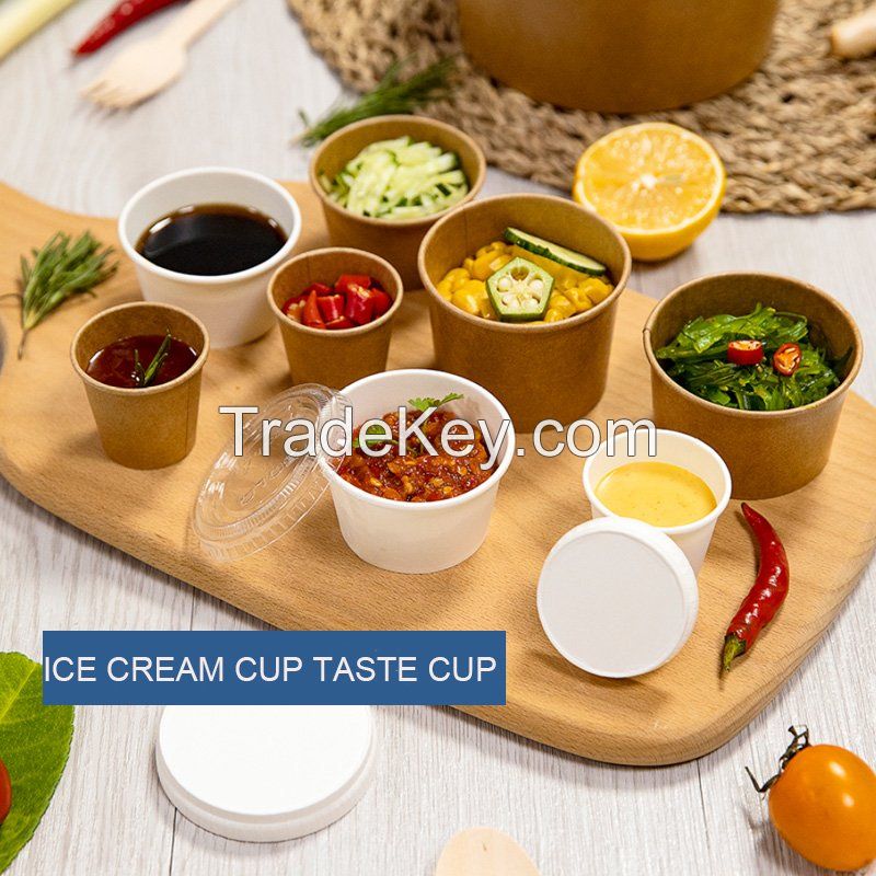 Sauce Cup Paper Portion Cup With ÃÂ Lid