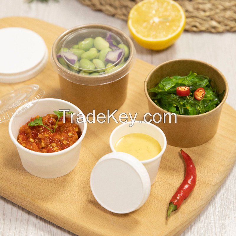 Sauce Cup Paper Portion Cup With ÃÂ Lid