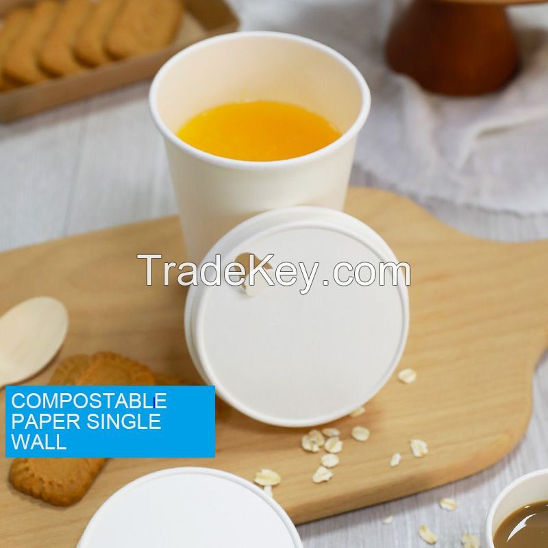 Disposable Paper coffee Cup Ãï¿½ÃÂ -single wall