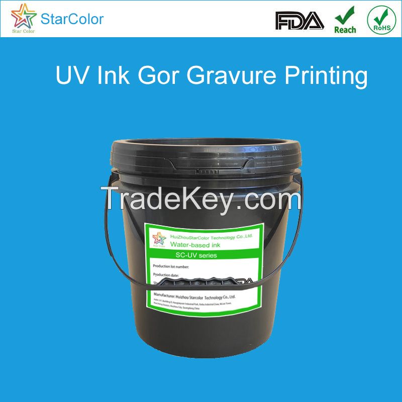 UV LED ink paper Gravure Printing