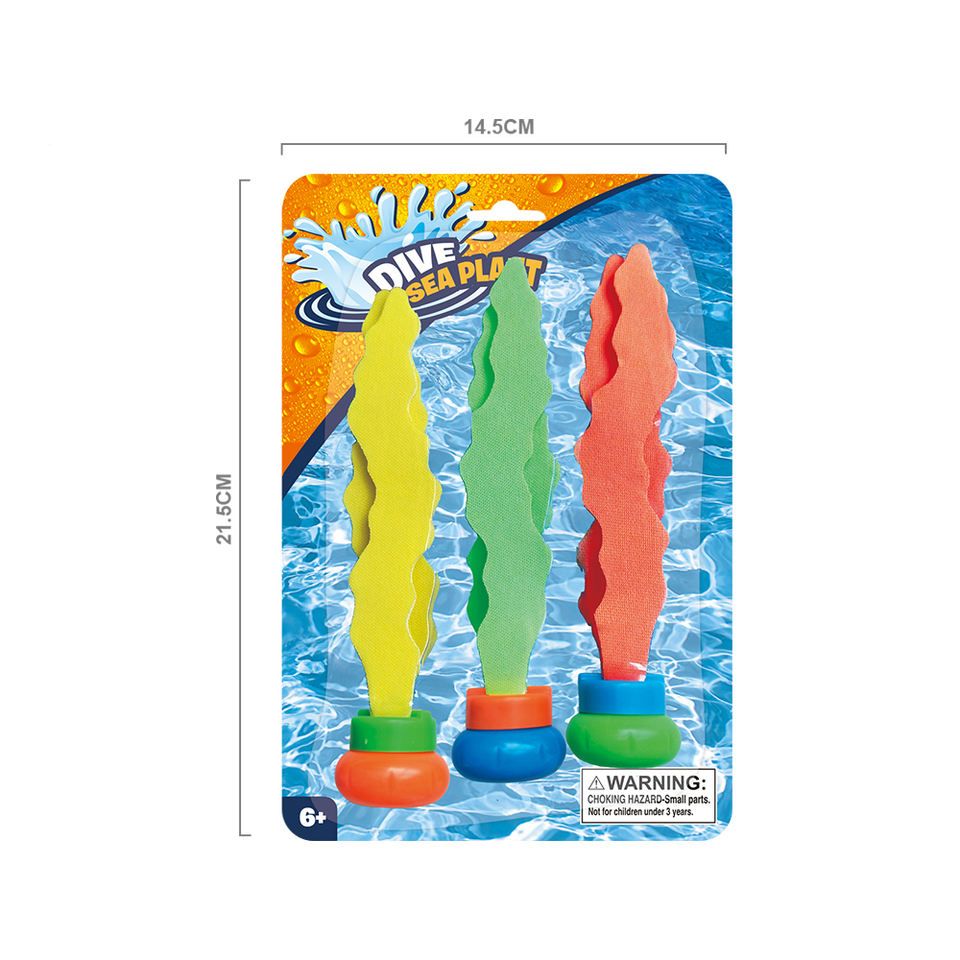 Diving Sea Plant Playing with Water Toys, Training, Grasping Teaching Aids, Children's Early Education Diving Toys