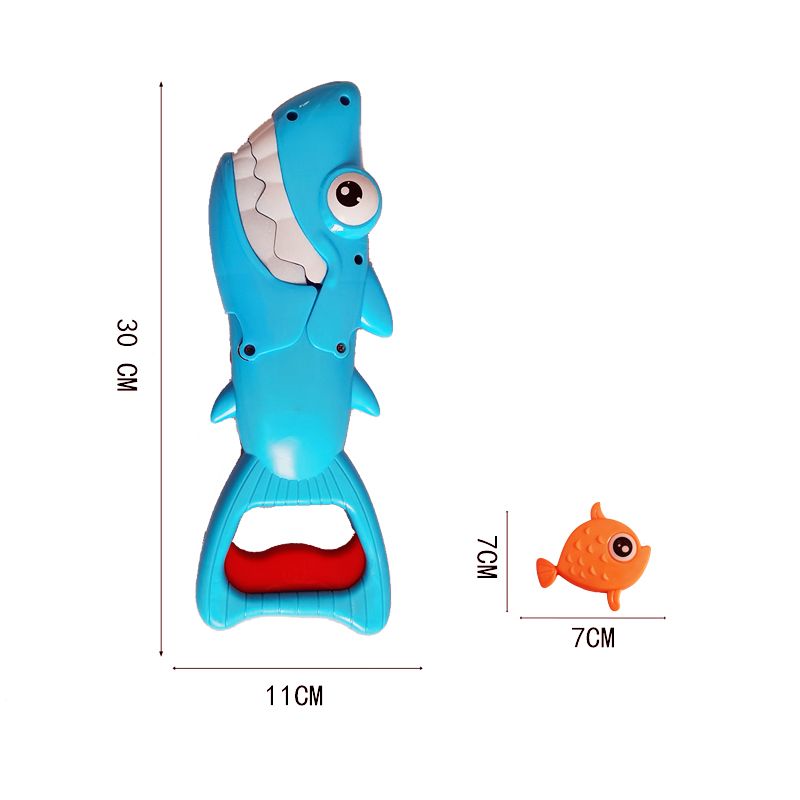 New Children&#039;s Swimming Pool Toy Shark Grabber, Catching Fish, Fishing, Playing in The Water Game Interactive Toy