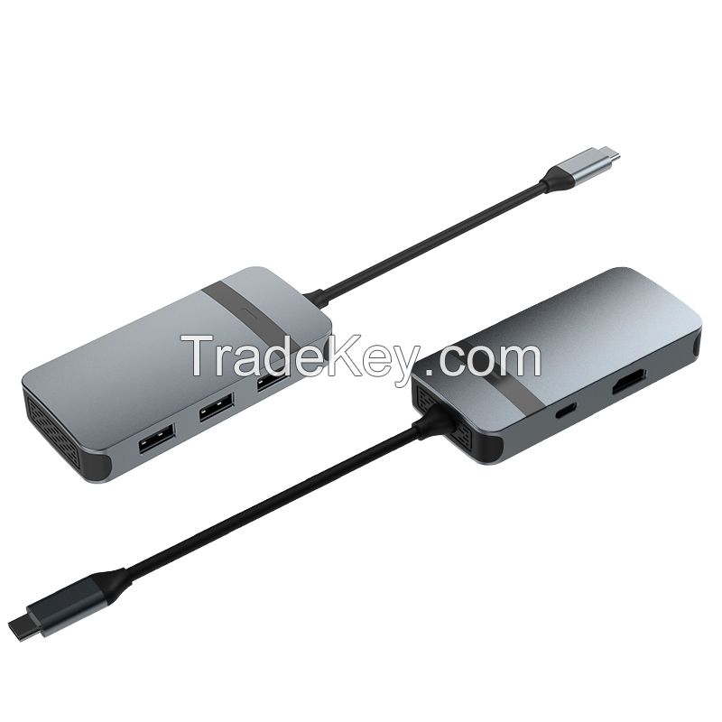 Factory Customize 5 in 1 type c USB HUB