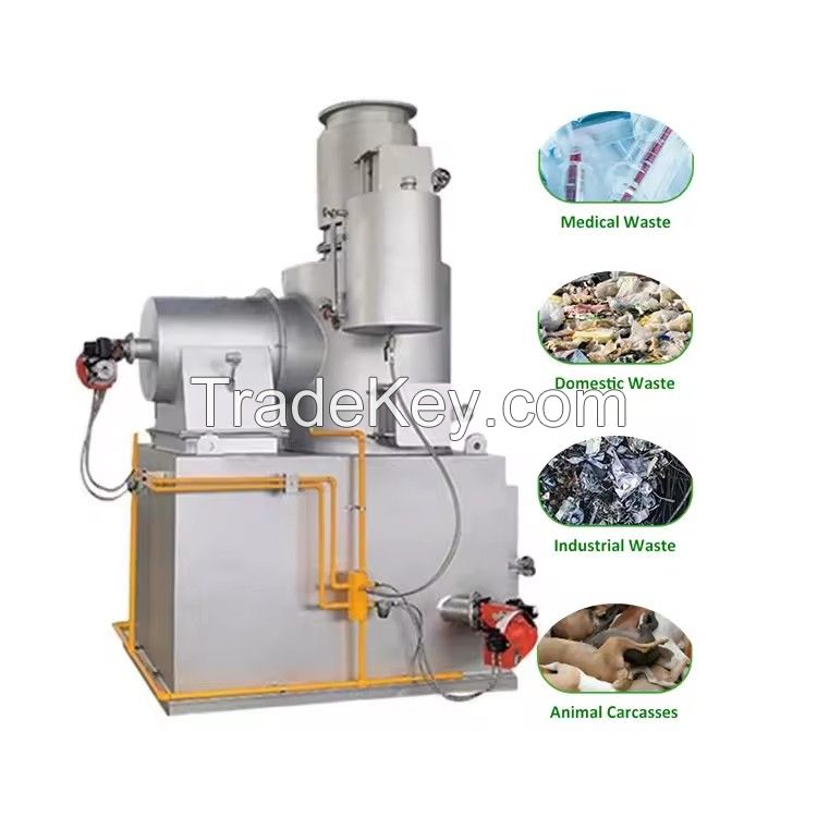 Dead Pets Cremation Gasification And Melting Furnace Machine WFS Animal Medical Waste Incinerators For Sale