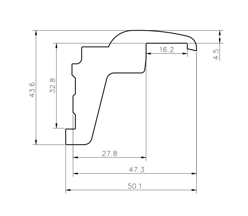 Factory price High speed steel Tufting looper for artificial grass Tufting machinery