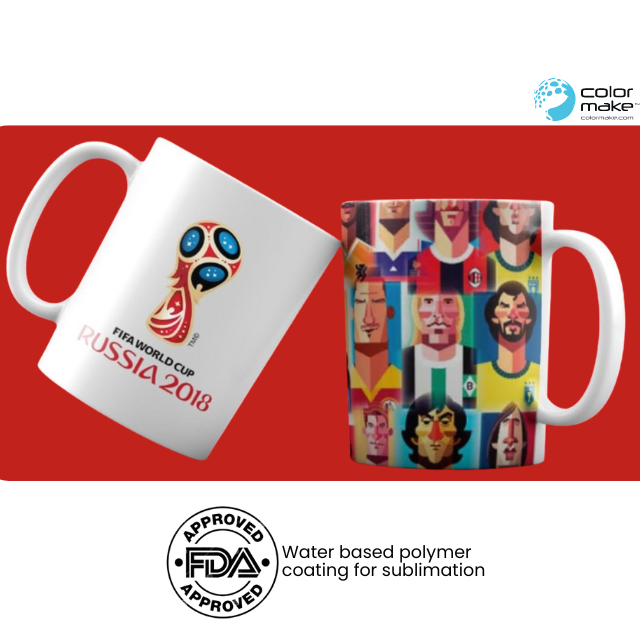 11oz White Mug for Sublimation Heat Transfer Grade AAA with FDA approved non-toxic polymer