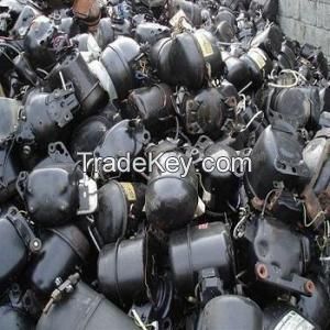 Fridge Compressor Scrap Bulk Container Load Used Refrigerator Scrap Compressor