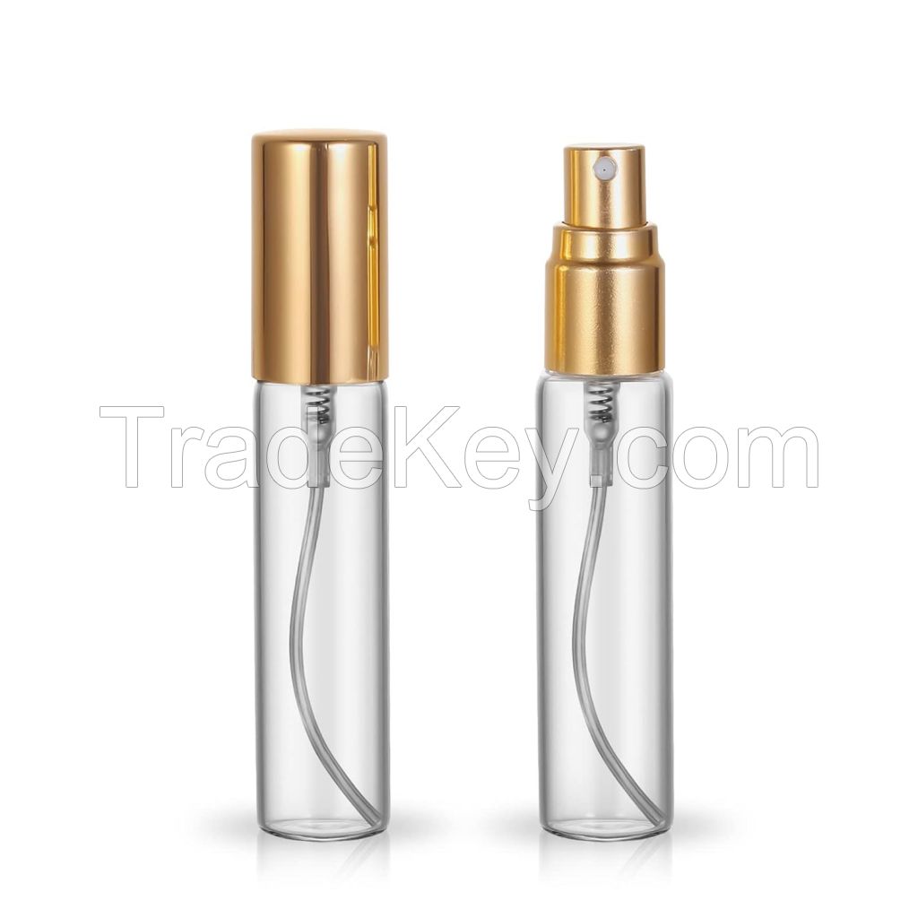 10ml transparent screw mouth glass perfume bottle comestics bottle