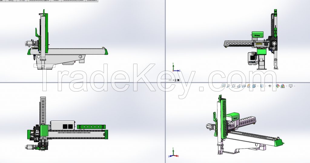 Heeexii Automatic Five-Axis Industrial Robot Arm for Injection Molding and Material Handling