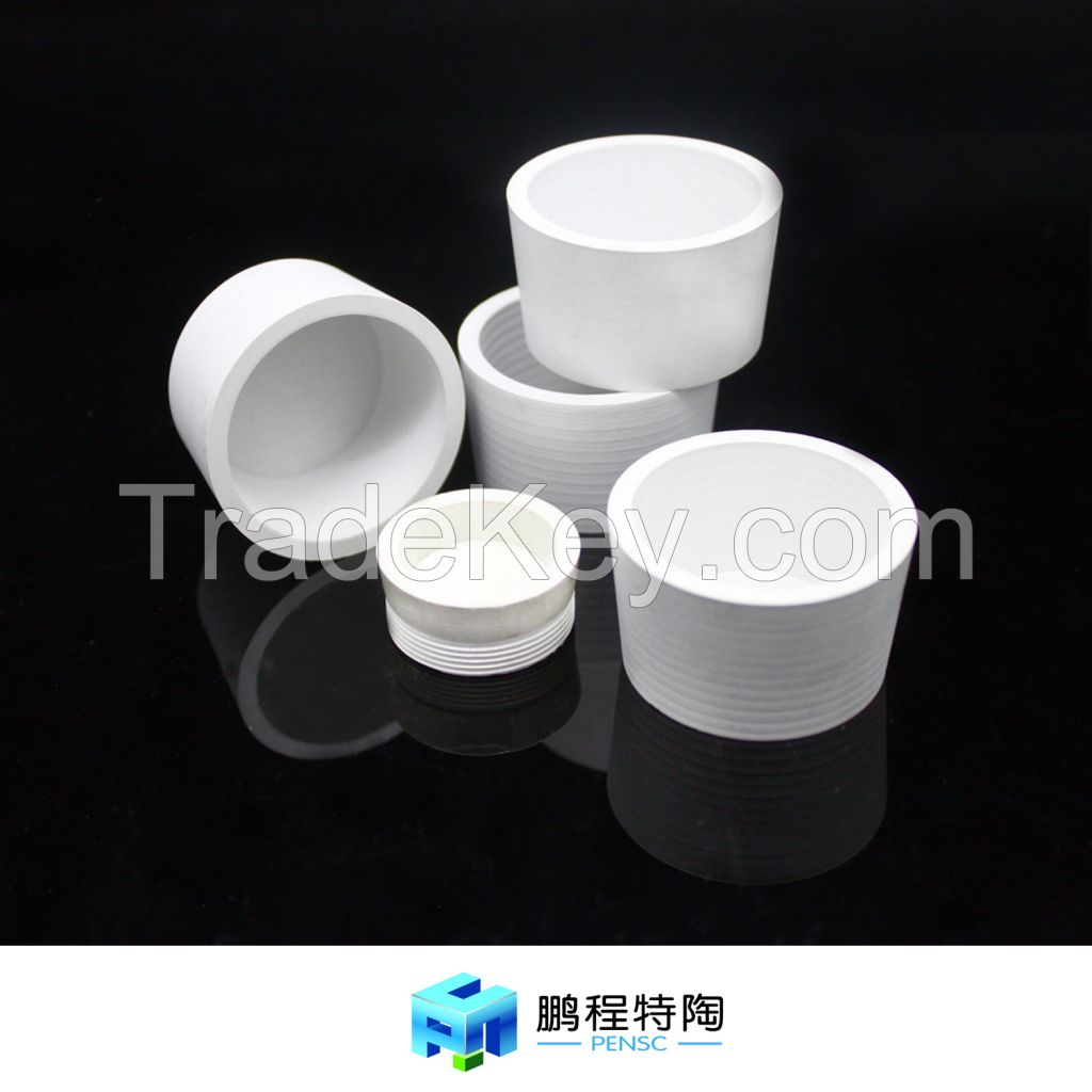 Customized 99% high-purity HBN boron nitride crucible ceramics for ceramic industry