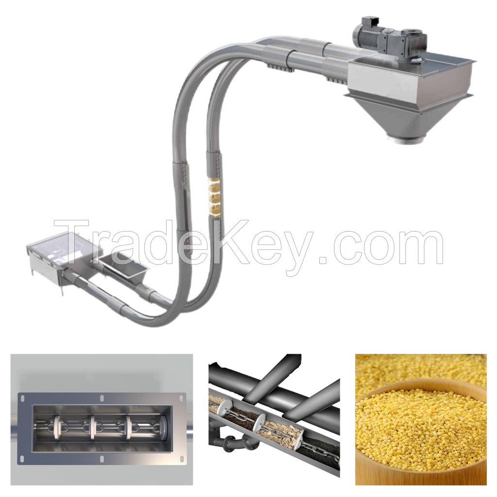 Tube chain conveyor