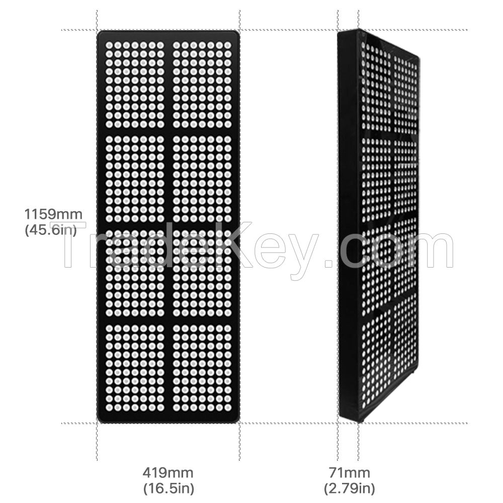 EB 2400  630/660/810/830/850nm Infrared Red Light Therapy Whole Body Panel