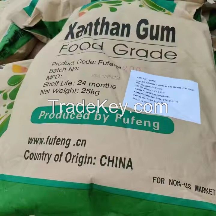 Food Grade Industrial Grade Thickener Agent Fufeng Meihua Xanthan Gum 80 Mesh 200mesh