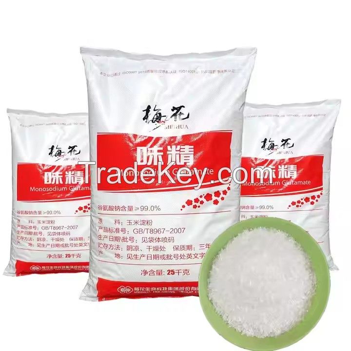 Wholesale Price White Crystals Seasoning 99% 30/60/80/100 Mesh Monosodium Glutamate Msg