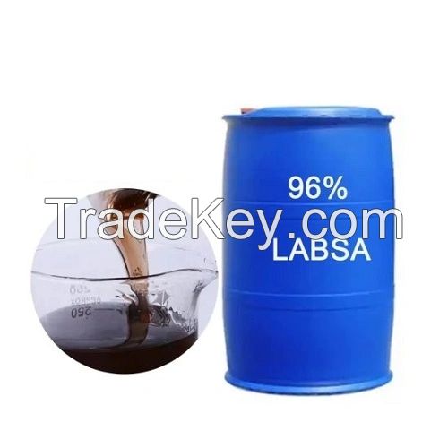 Manufacturing Plant Slurry Supply Linear Alkyl Benzene Sulphonic Acid Shampoo LABSA 96% Price for Soap Detergent Chemical CAS 85536-14-7