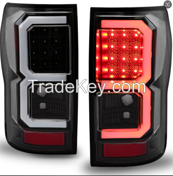 LED Light Tube Style Tail Lights Brake Lamps For Toyota Tundra 2007-2013