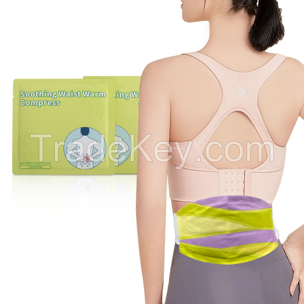 Big Size Non Woven Air Activated Long Lasting Heat Therapy Patch Waist Abdomen Warmer Pad Relieve Cramp Period Pain