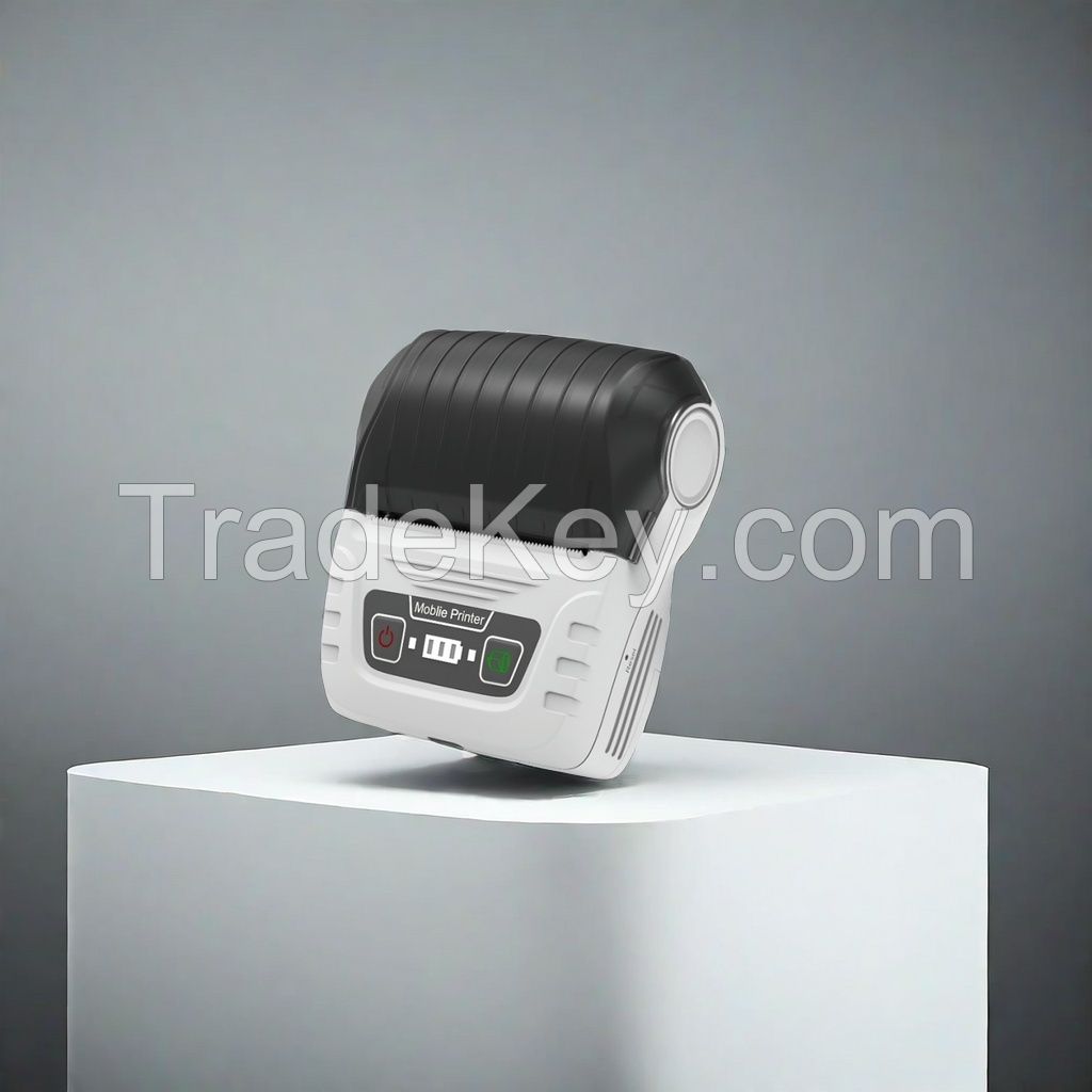 Portable small label thermal printer