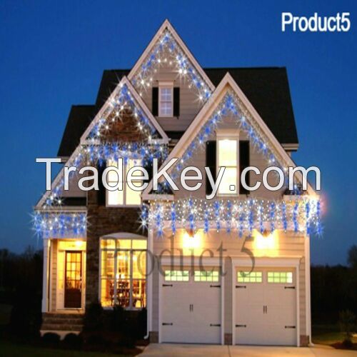 Icicle Snowing Effect Lights Christmas Xmas LED