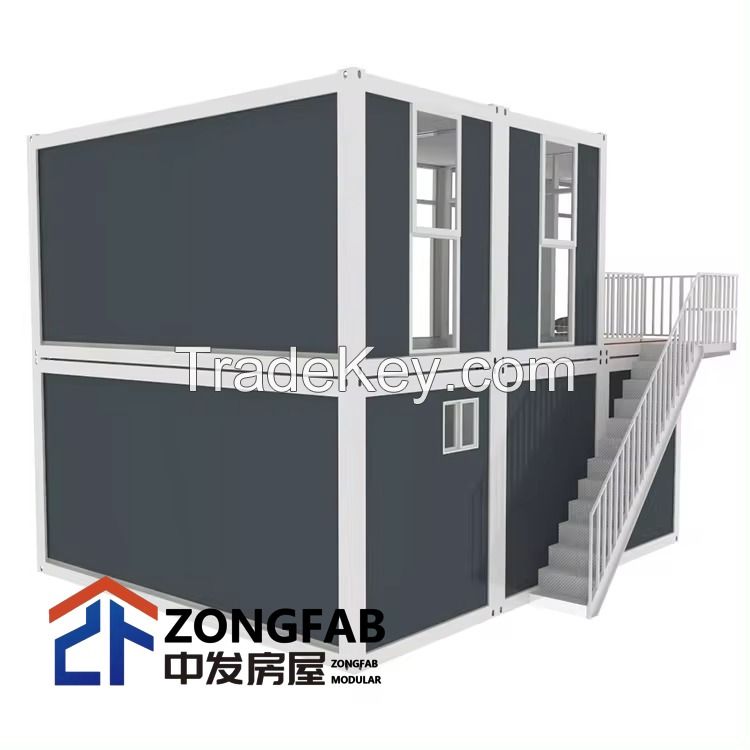 prefabricated Folding Portable Butterfly Building Container House Homes; 