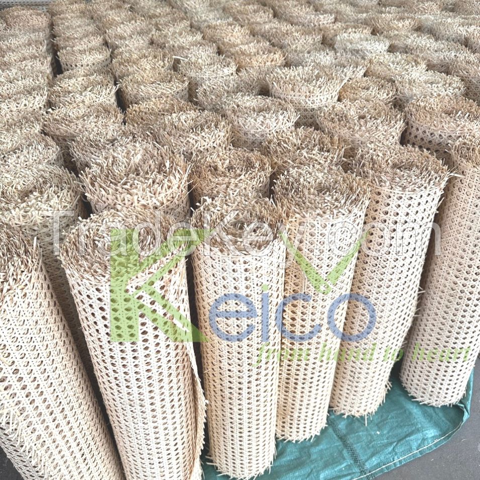 Top 1 Selling Rattan Webbing in Vietnam with Natural Color and Star Pattern