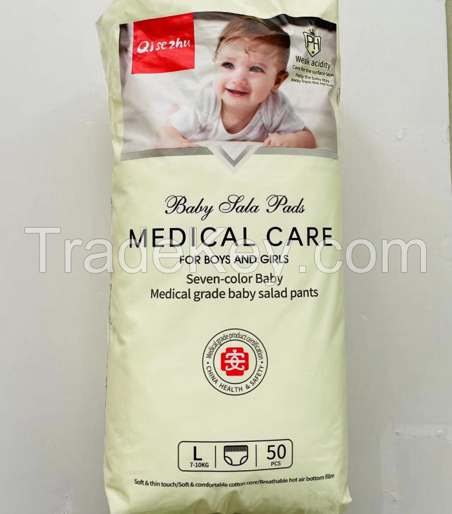 Chinese disposable Pull-up pants A-grade sleep soft anti leakage ichi baby products pull ups diapers wholesales