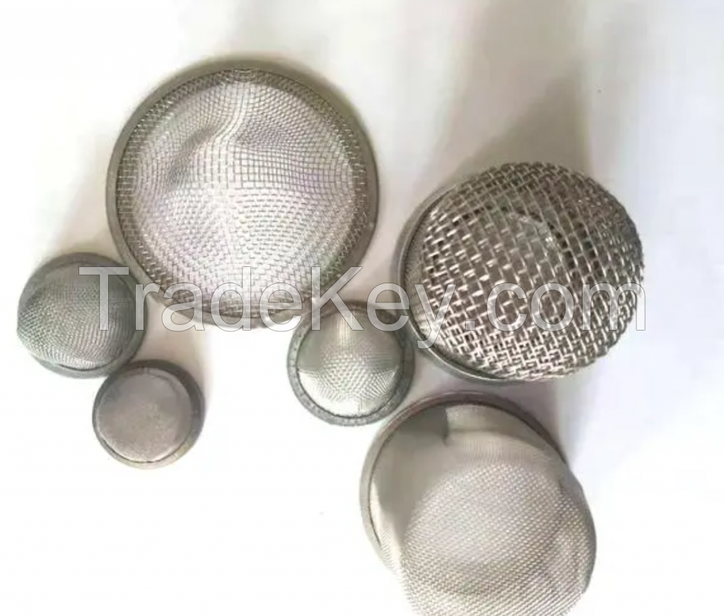 Stainless steel mesh wrapped edge filter disc, rubber sealed edge filter mesh sheet