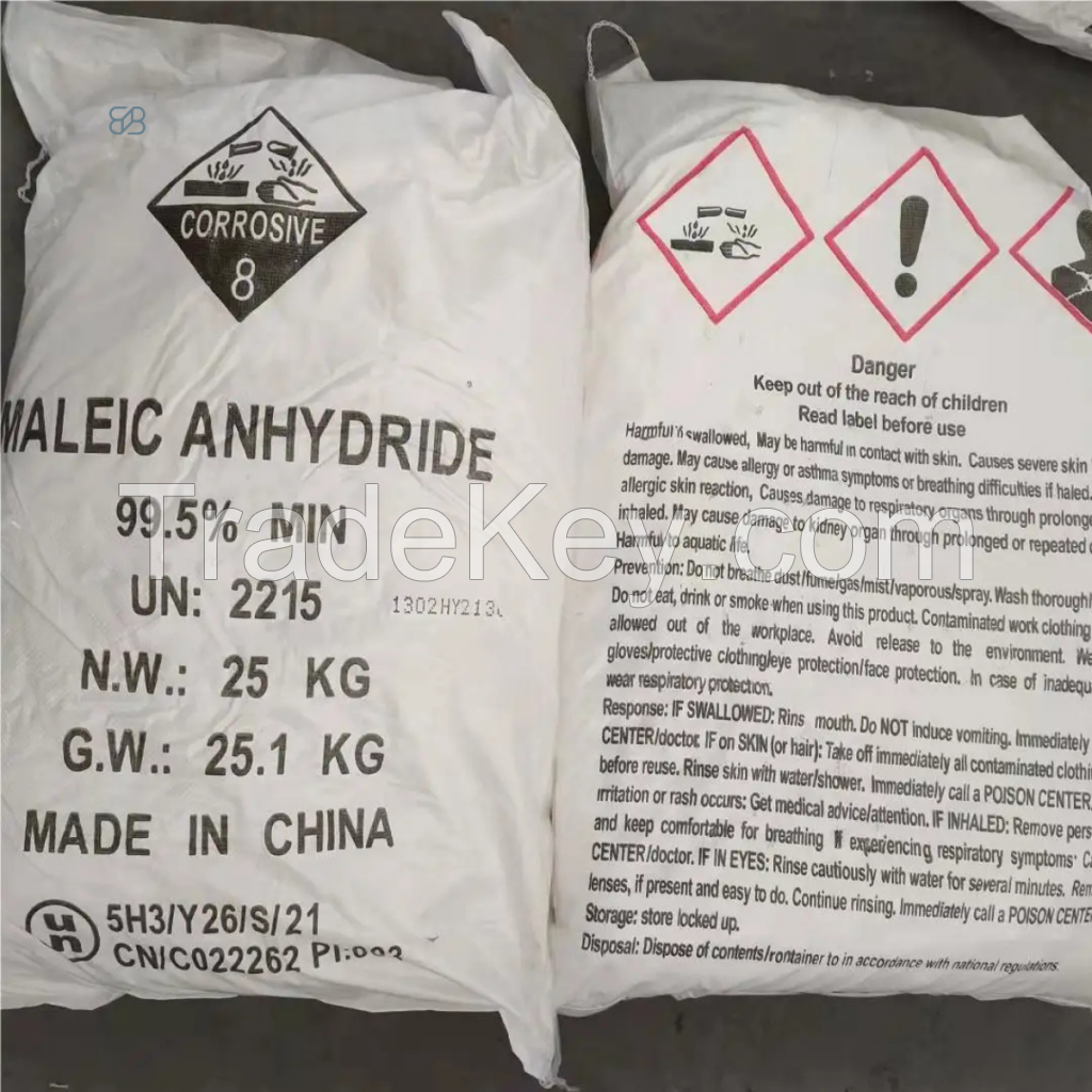 MA Maleic anhydride 99% used for unsaturated polyester resin Maleic anhydride