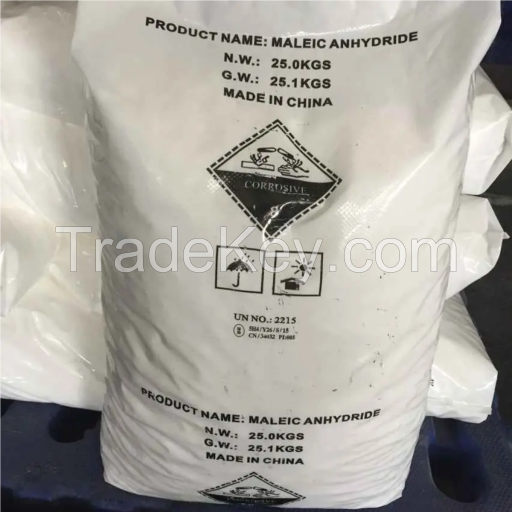 MA Maleic anhydride 99% used for unsaturated polyester resin Maleic anhydride