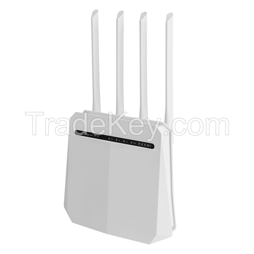 300mbps Cat 4 Openwrt 4g Wifi Router With Sim Card Slot