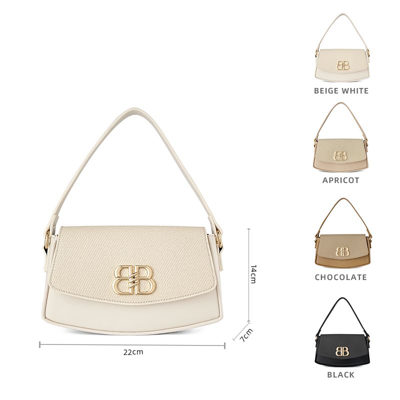 Factory wholesale 2024 the latest PU material casual fashion women's shoulder bag