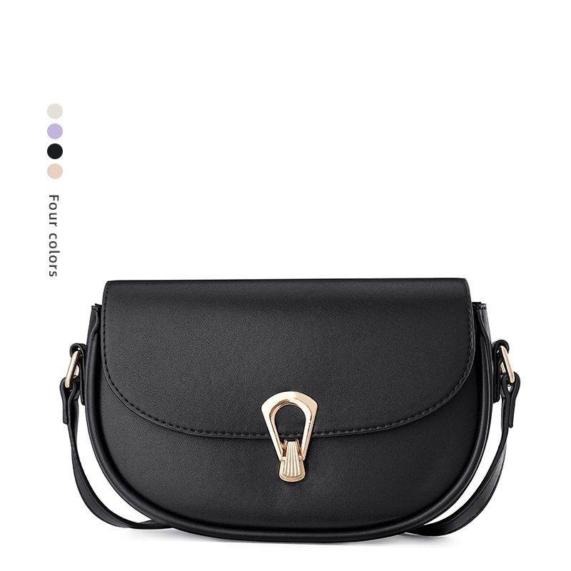 Factory oem fashion round saddle bags for lady, luxury cross body small bags handbags for women