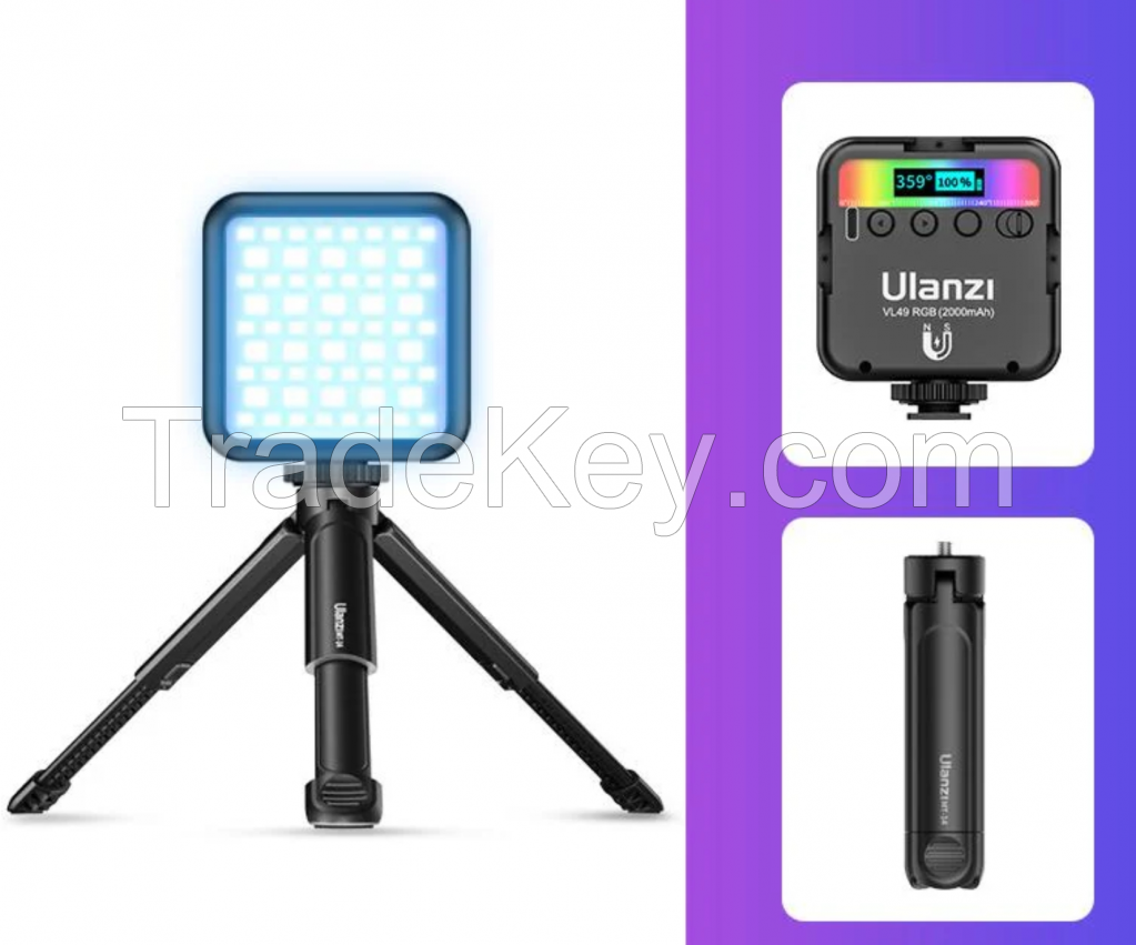 Ulanzi VL49 Rechargeable Mini RGB Light L024 VL119 UA12 120 BI-COLOR