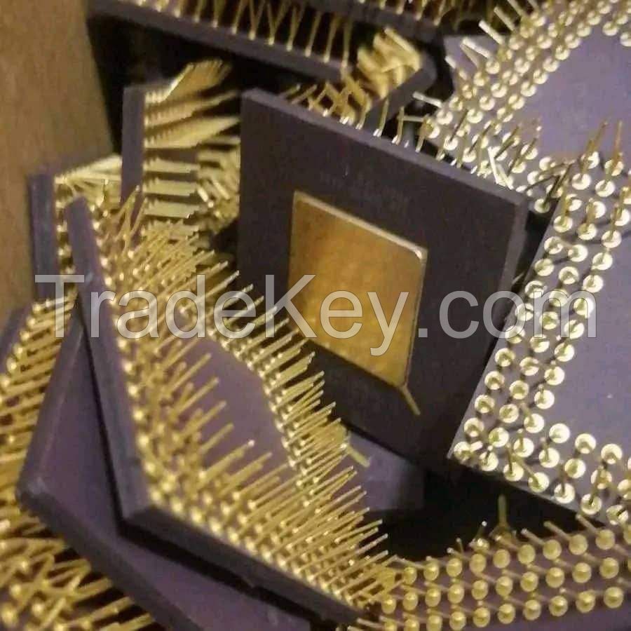 Gold Ceramic Cpu Scrap/CPU Processor Scrap with Gold Pins Gold Ceramic Cpu Scrap/CPU Processor Scrap with Gold Pins
