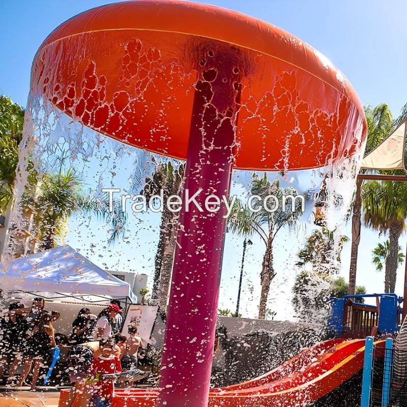 splash water world interactive splash pad water park play