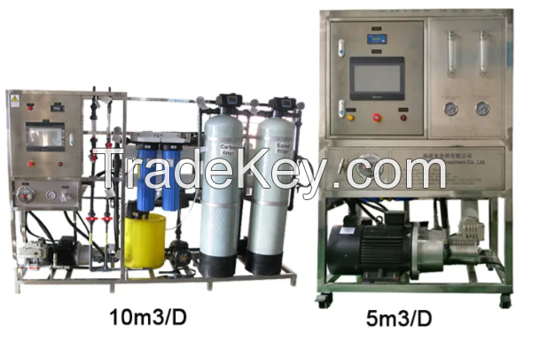 5000lpd Sea water desalination 12v 24v boat desalinator small seawater desalination machine for boat ship