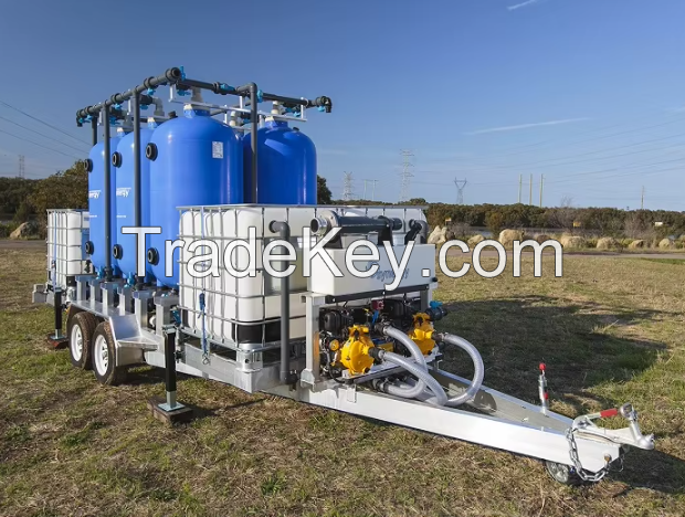 Vehicle mounted desalination plant water purification trailer water filtration mobile reverse osmosis water treatment on trailer